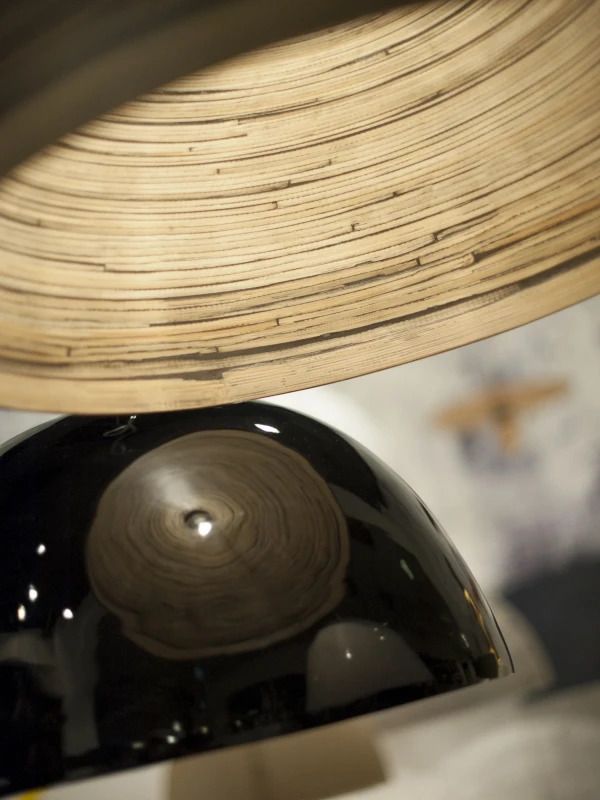 Good&Mojo Bamboe LED Hanglamp Halong | 1X E27 Max 60W | Dark Natural