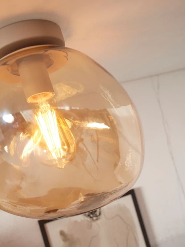 it's about RoMi LED Plafondlamp Helsinki | 1X E27 Max 40W | Amber