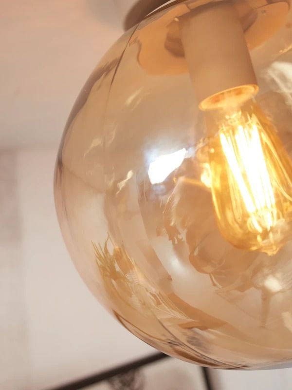 it's about RoMi LED Plafondlamp Helsinki | 1X E27 Max 40W | Amber