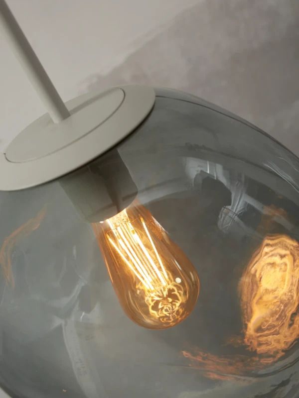 it's about RoMi LED Hanglamp Helsinki | 1X E27 Max 40W | Light Grey