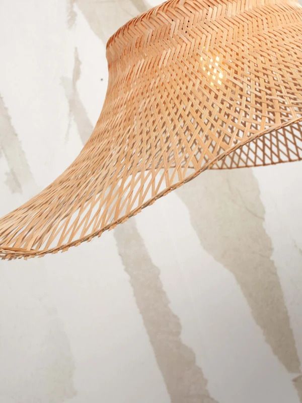Good&Mojo Bamboe LED Plafondlamp Ibiza | 1X E27 Max 60W | Natural