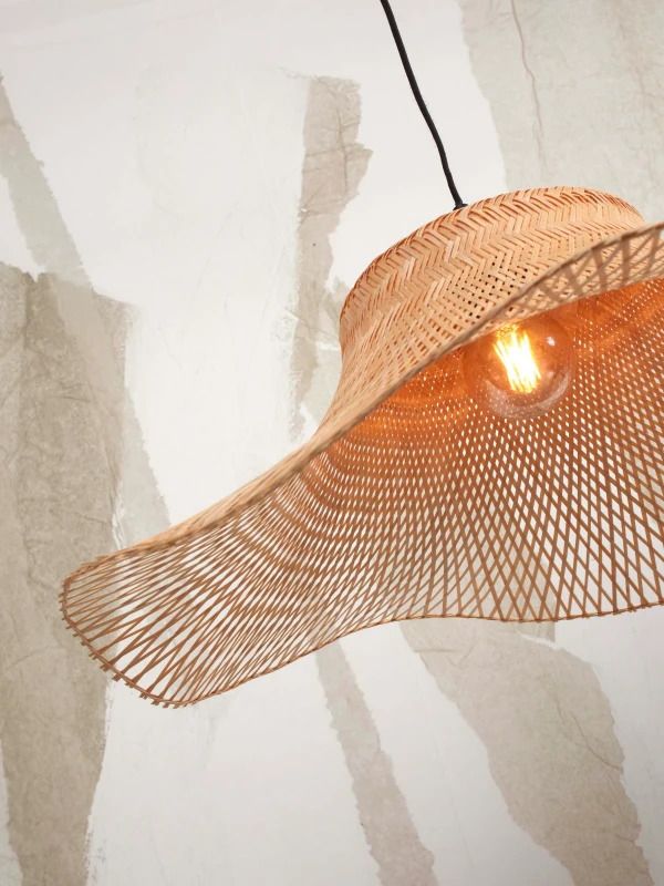Good&Mojo Bamboe LED Hanglamp Ibiza | 1X E27 Max 60W | Natural