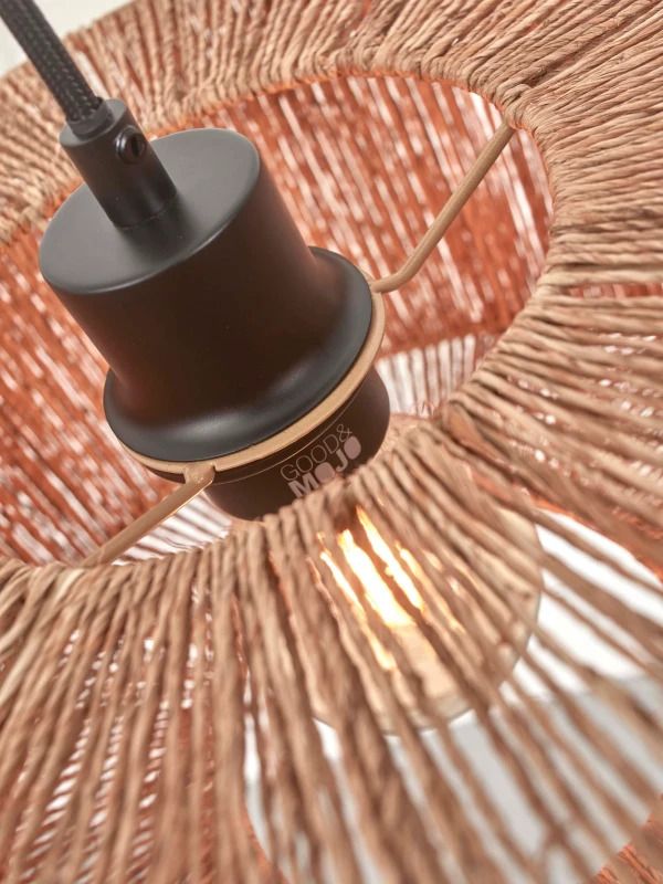 Good&Mojo Bamboe LED Staande Lamp Iguazu | 1X E27 Max 60W | White/Natural