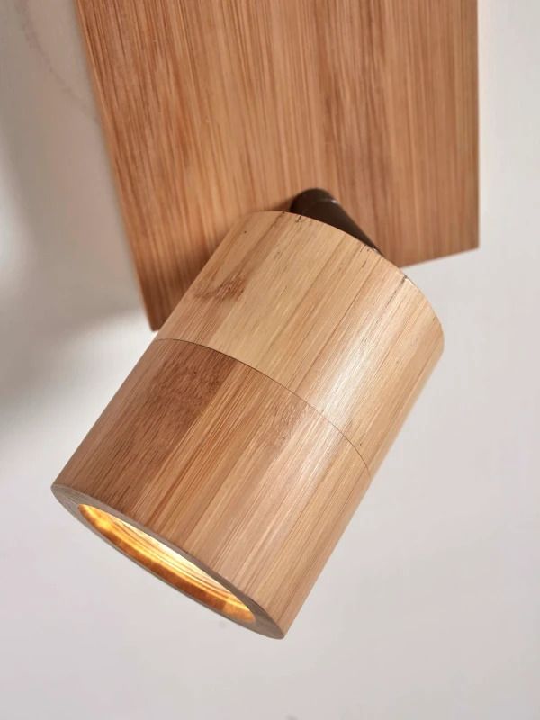 Good&Mojo Bamboe LED Plafondlamp Java | 2X GU10 Max 3W | Natural