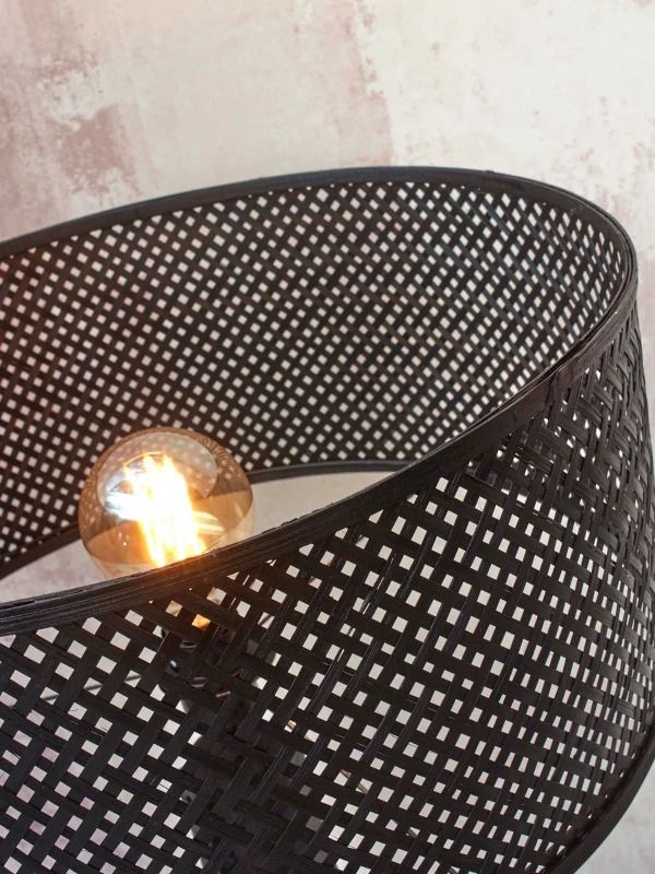 Good&Mojo Bamboe LED Staande Lamp Java | 1X E27 Max 60W | Black