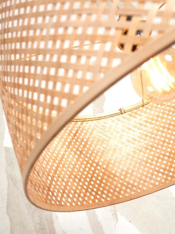 Good&Mojo Bamboe LED Hanglamp Java | 1X E27 Max 60W | Natural
