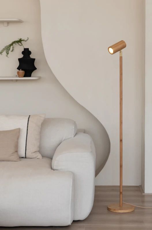 Good&Mojo Bamboe LED Staande Lamp Java | 1X GU10 Max 3W | Pure Natural