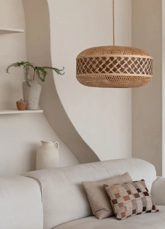 Good&Mojo Bamboe LED Hanglamp Langkawi | 1X E27 Max 60W | Warm Earth Tones