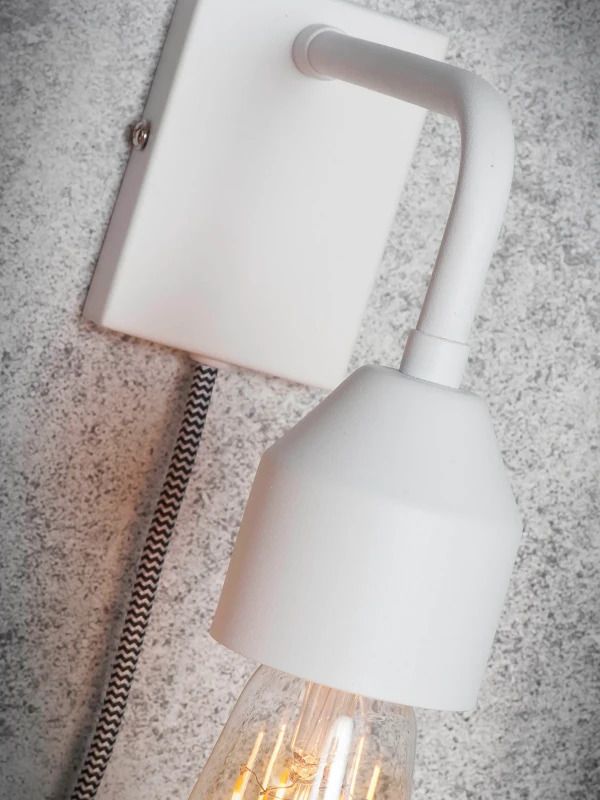 it's about RoMi LED Wandlamp Madrid | 1X E27 Max 60W | White