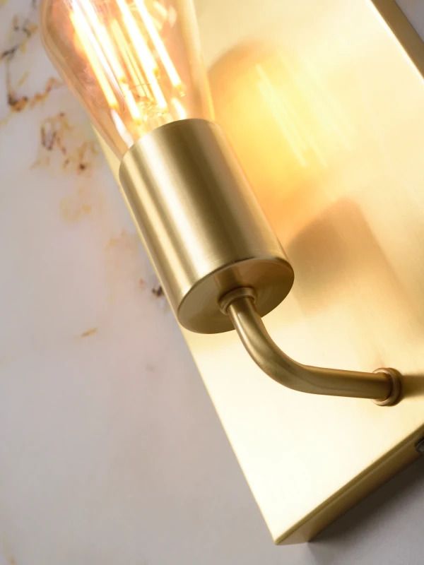 it's about RoMi LED Wandlamp Madrid | 1X E27 Max 60W | Gold