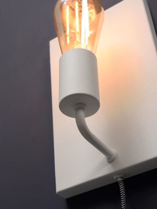 it's about RoMi LED Wandlamp Madrid | 1X E27 Max 60W | White