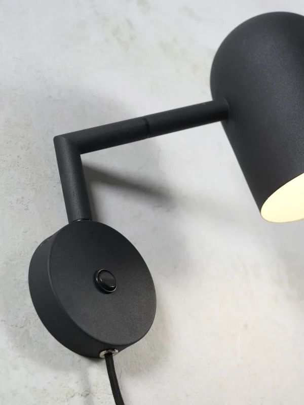 it's about RoMi LED Wandlamp Marseille | 1X E27 Max 40W | Black