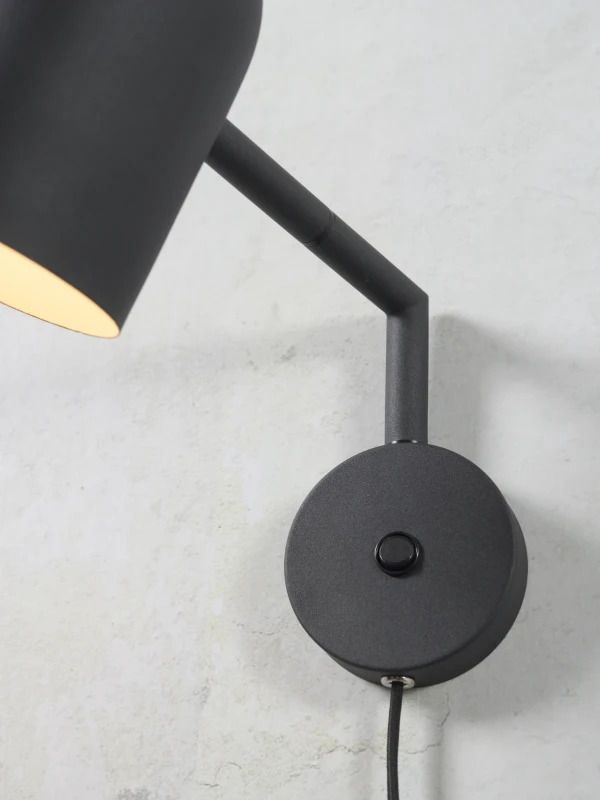it's about RoMi LED Wandlamp Marseille | 1X E27 Max 40W | Black