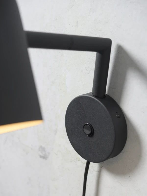 it's about RoMi LED Wandlamp Marseille | 1X E27 Max 40W | Black