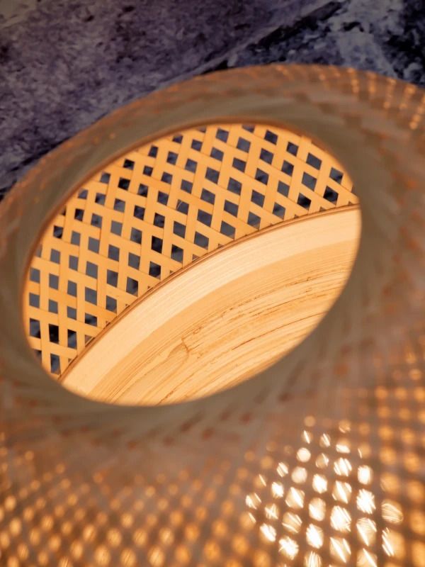 Good&Mojo Bamboe LED Tafellamp Mekong | 1X E27 Max 40W | White/Natural