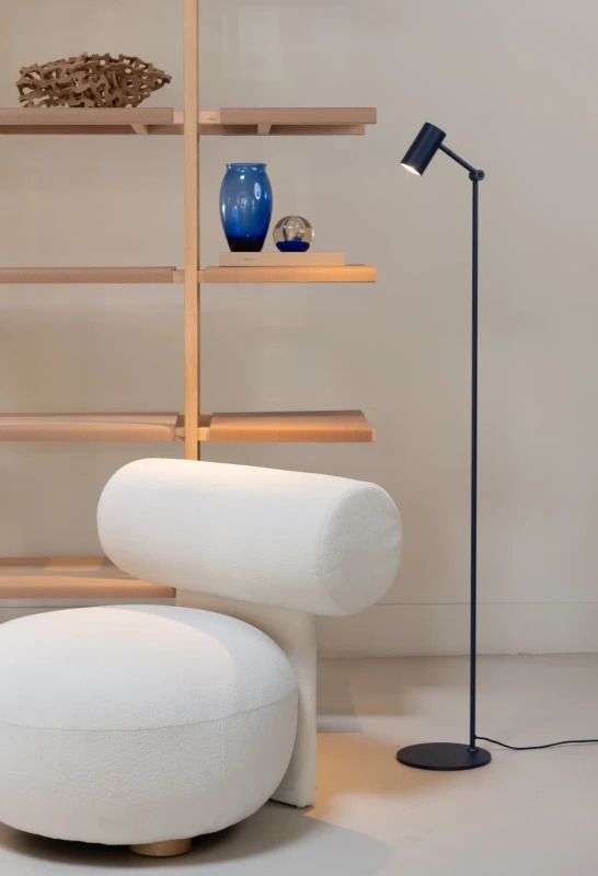 it's about RoMi LED Staande Lamp Montreux | 1X GU10 Max 10W | Dark Blue