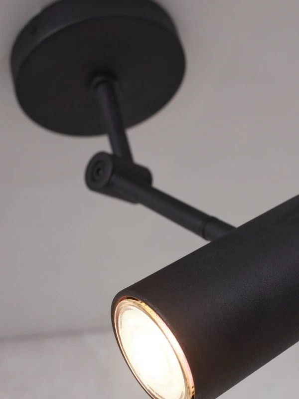 it's about RoMi LED Plafondlamp Montreux | 1X GU10 Max 5W | Black