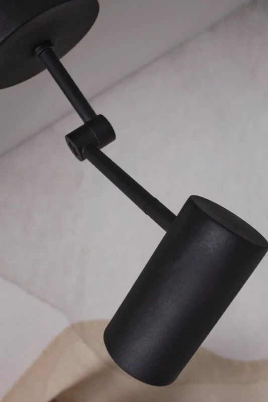 it's about RoMi LED Plafondlamp Montreux | 1X GU10 Max 5W | Black