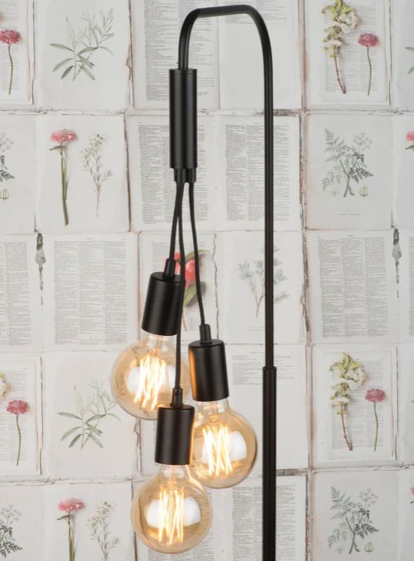 it's about RoMi LED Staande Lamp Oslo | 3X E27 Max 60W | Black