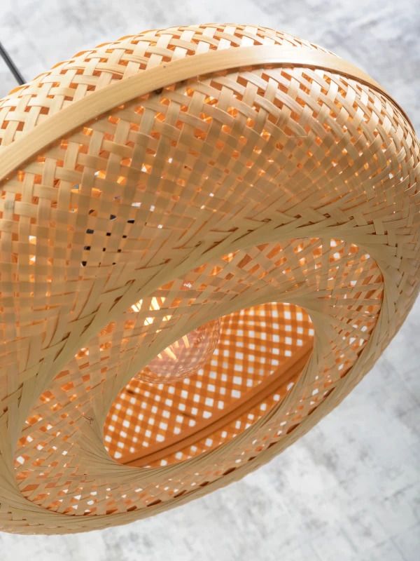 Good&Mojo Bamboe LED Staande Lamp Palawan | 1X E27 Max 60W | Naturel