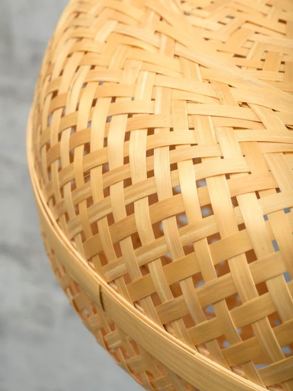Good&Mojo Bamboe LED Staande Lamp Palawan | 1X E27 Max 60W | Naturel