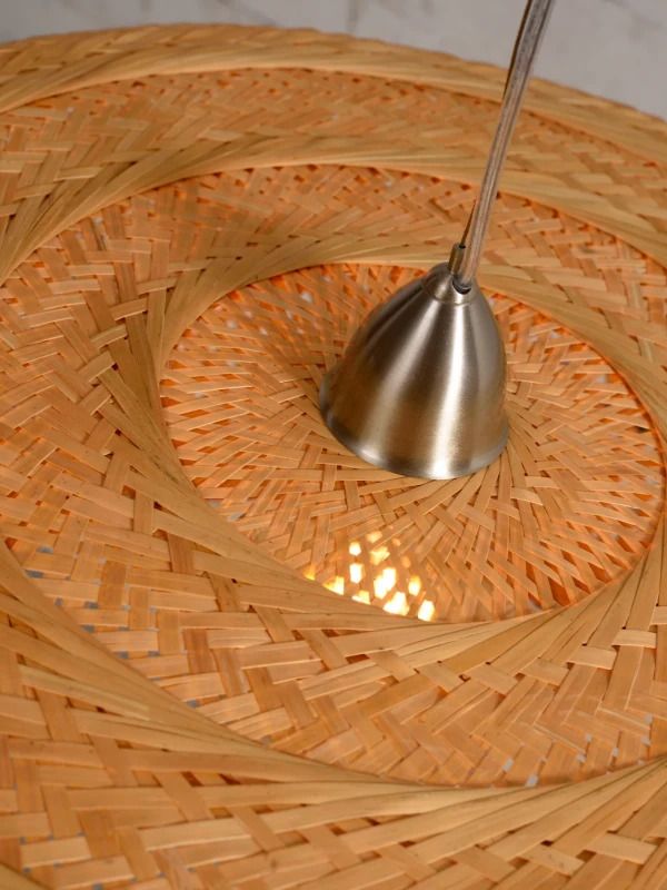 Good&Mojo Bamboe LED Hanglamp Palawan | 2X E27 Max 60W | Naturel