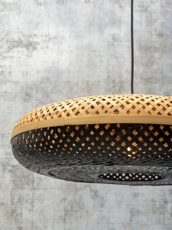 Good&Mojo Bamboe LED Wandlamp Palawan | 1X E27 Max 40W | Natural/Black