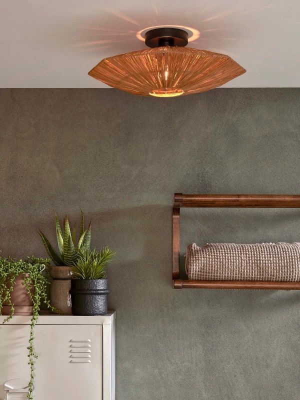 Good&Mojo LED Plafondlamp Panama | E27 60W | Brown