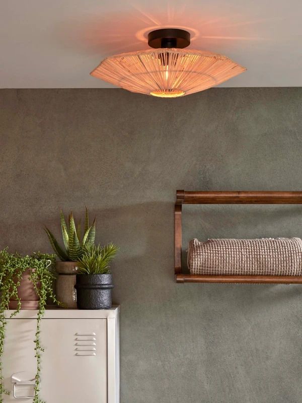 Good&Mojo LED Plafondlamp Panama | E27 60W | Natural