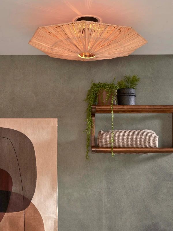 Good&Mojo LED Plafondlamp Panama | E27 60W | Natural