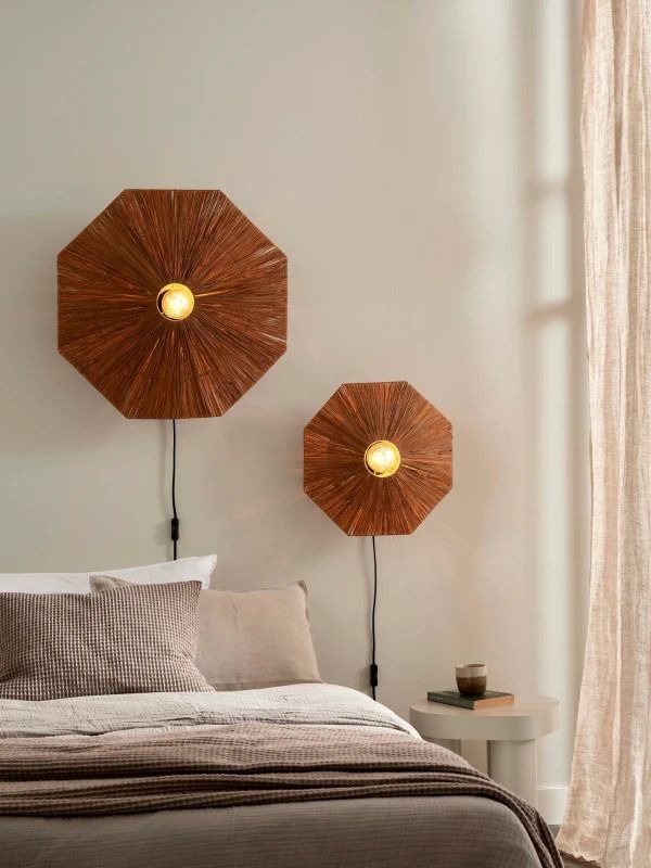 Good&Mojo LED Wandlamp Panama | E27 60W | Brown