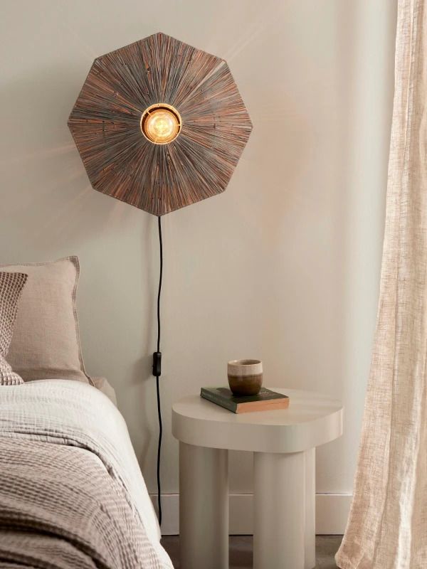 Good&Mojo LED Wandlamp Panama | E27 60W | Dark Grey