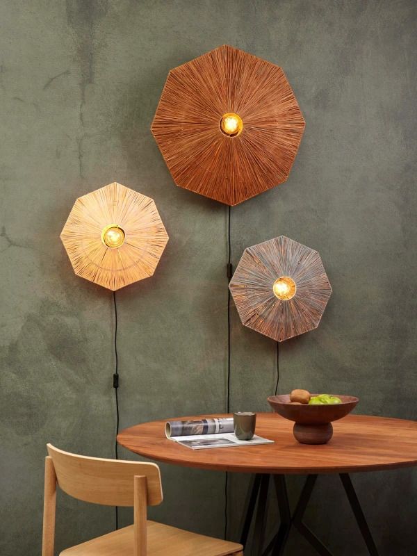 Good&Mojo LED Wandlamp Panama | E27 60W | Brown