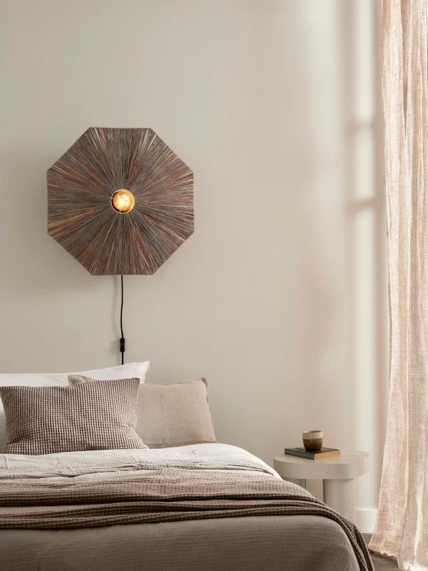 Good&Mojo LED Wandlamp Panama | E27 60W | Dark Grey