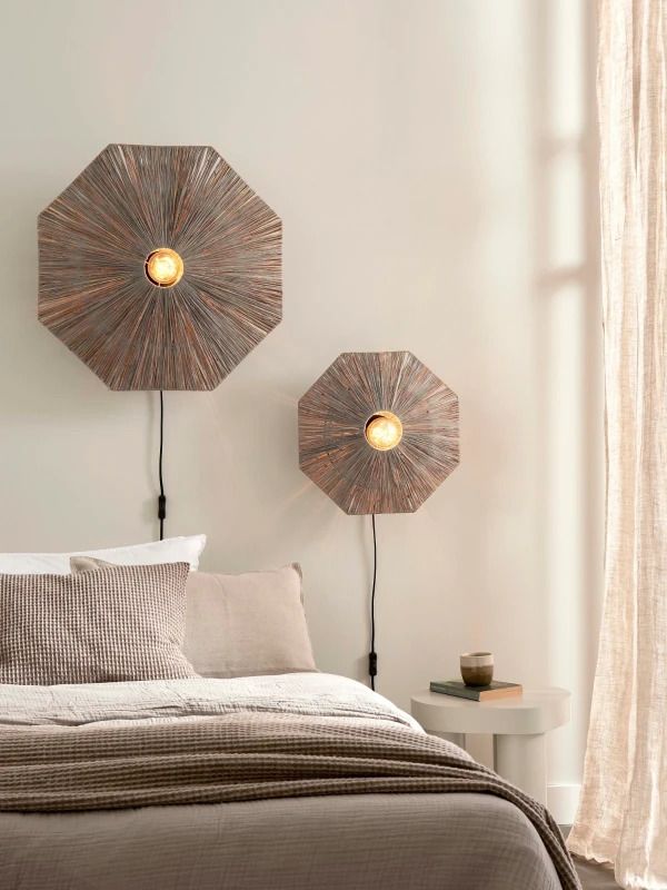 Good&Mojo LED Wandlamp Panama | E27 60W | Dark Grey
