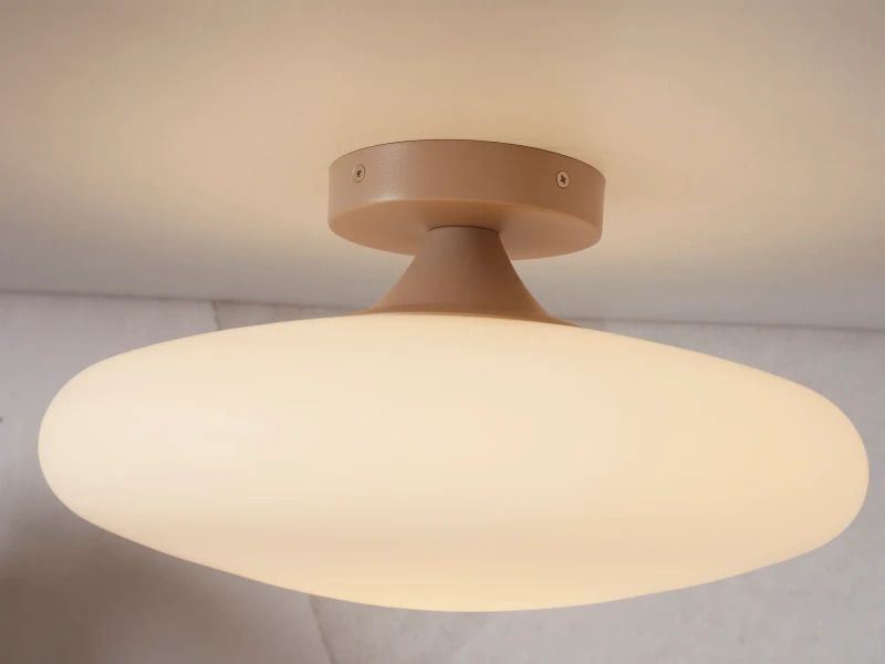 it's about RoMi LED Plafondlamp Sapporo | 1X E14 Max 25W | White/Sand