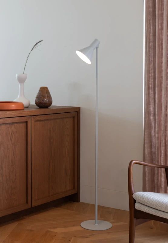 it's about RoMi LED Staande Lamp Stavanger | 1X E27 Max 25W | Light Grey