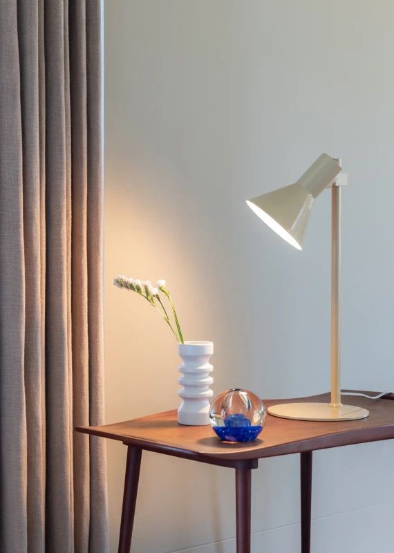 it's about RoMi LED Tafellamp Stavanger | 1X E27 Max 25W | Beige