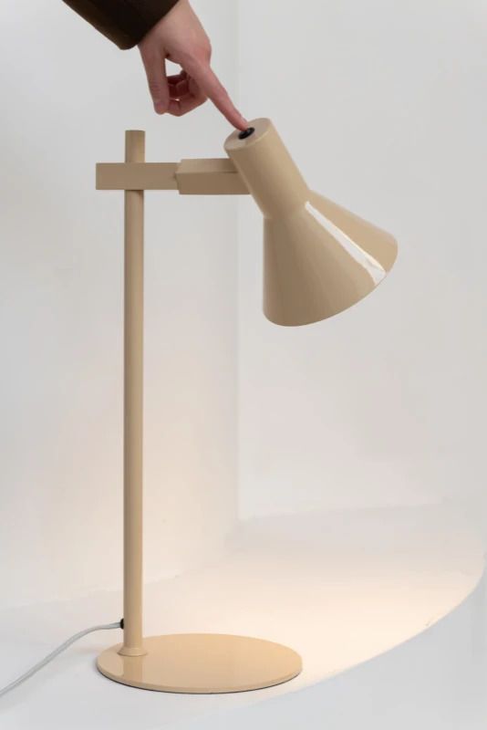 it's about RoMi LED Tafellamp Stavanger | 1X E27 Max 25W | Beige