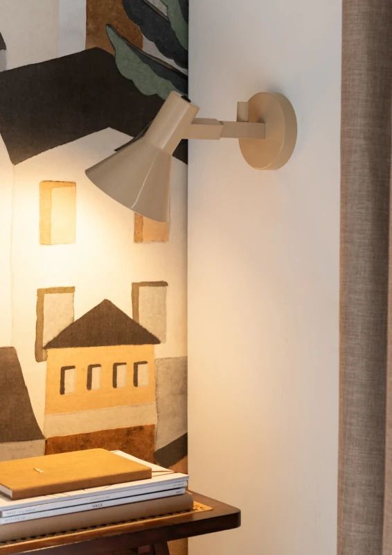 it's about RoMi LED Wandlamp Stavanger | 1X E27 Max 25W | Beige