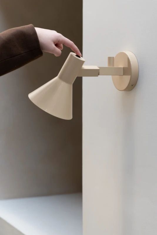 it's about RoMi LED Wandlamp Stavanger | 1X E27 Max 25W | Beige