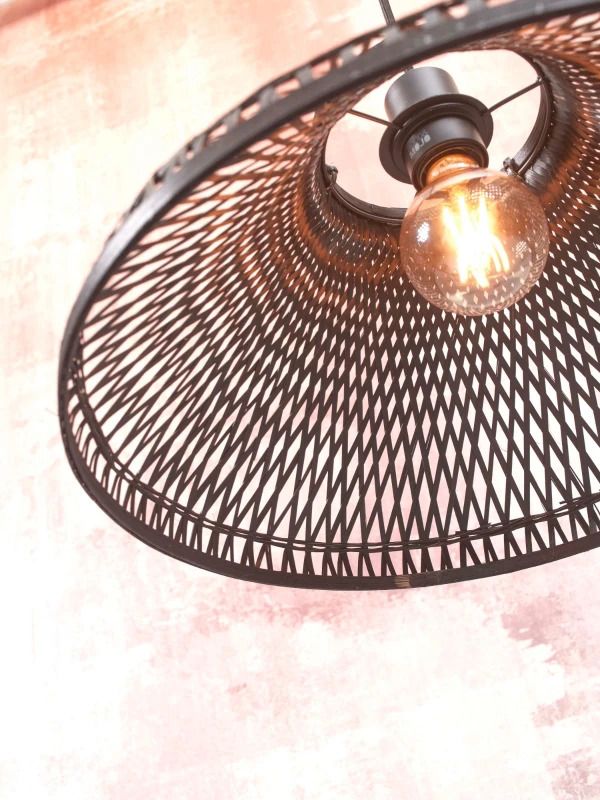 Good&Mojo Bamboe LED Staande Lamp Tahiti | 1X E27 Max 60W | Black
