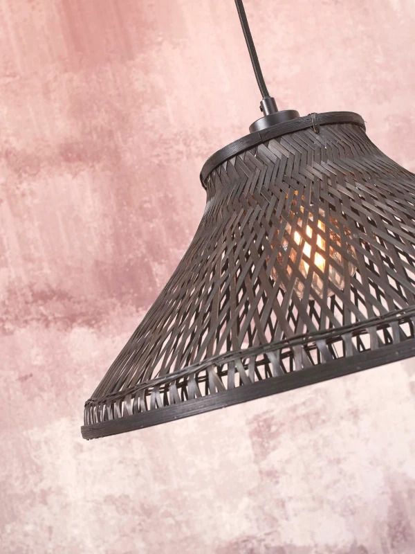 Good&Mojo Bamboe LED Staande Lamp Tahiti | 1X E27 Max 60W | Black