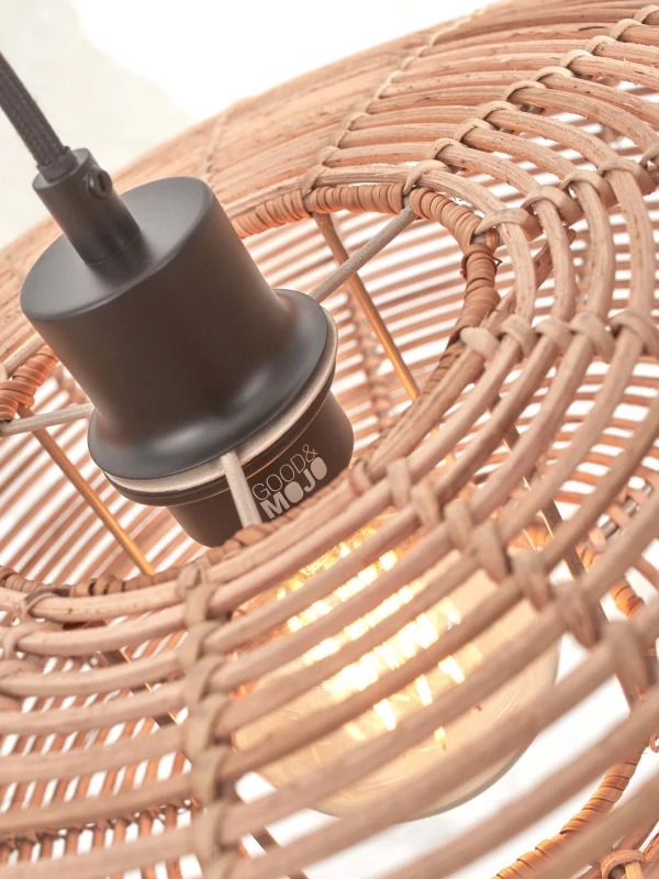 Good&Mojo Bamboe LED Staande Lamp Tanami | 1X E27 Max 60W | White/Natural