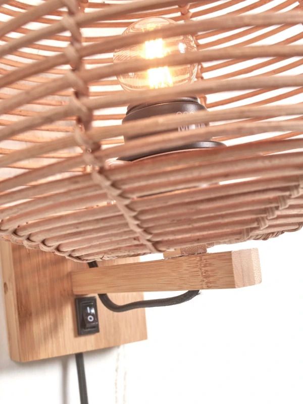 Good&Mojo LED Wandlamp Tanami | 1X E27 Max 60W | Natural