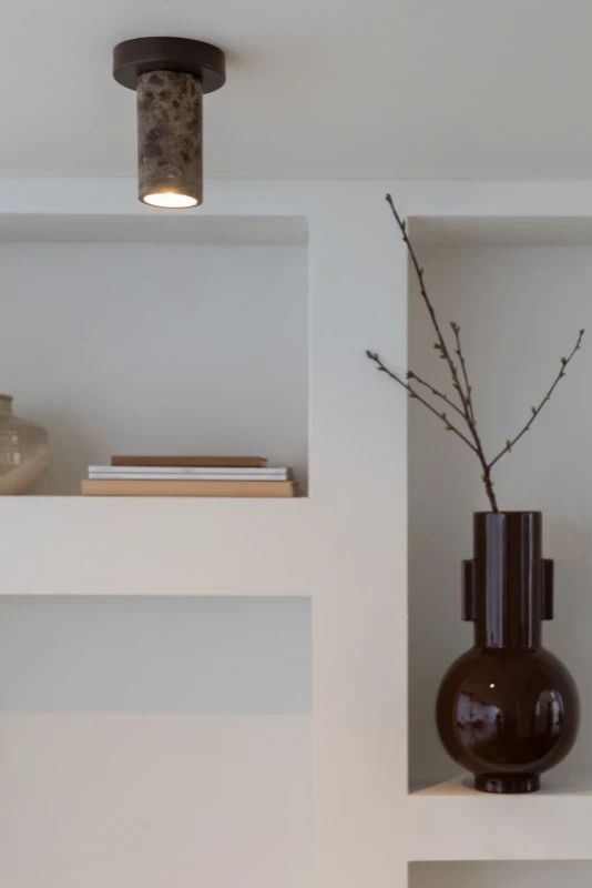 it's about RoMi LED Plafondlamp Tivoli | 1X GU10 Max 10W | Brown