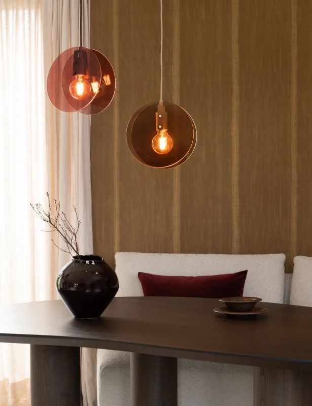 it's about RoMi LED Hanglamp Toledo | 1X E27 Max 60W | Brown