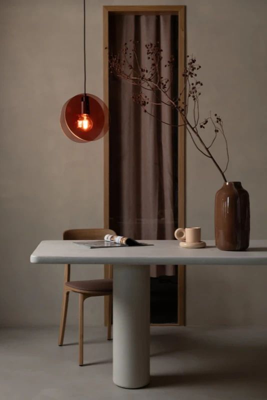 it's about RoMi LED Hanglamp Toledo | 1X E27 Max 60W | Brown