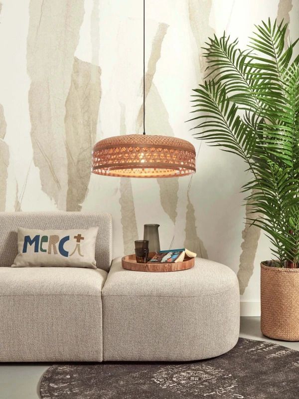 Good&Mojo Bamboe LED Hanglamp Ubud | 1X E27 Max 60W | Natural