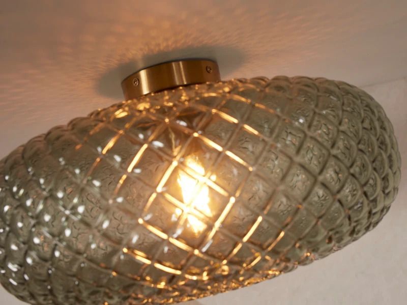 it's about RoMi LED Plafondlamp Venice | 1X E27 Max 40W | Green/Gold